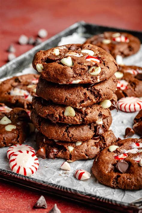 Chocolate Peppermint Cookies Recipe Chocolate Peppermint Cookies