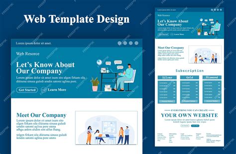 JavaScript Website Template Design 的图像结果