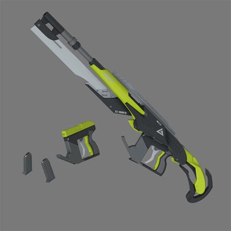💤 Zenless zona cero Gatillo Rifle para 3dprint・Archivo 3D para Impresión 3D・Cults