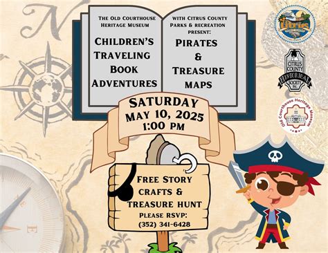 Free Childrens Traveling Book Adventures: Pirates and Treasure Maps, 1 ...