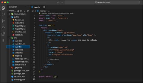 Online TypeScript React Tutorial App 的图像结果