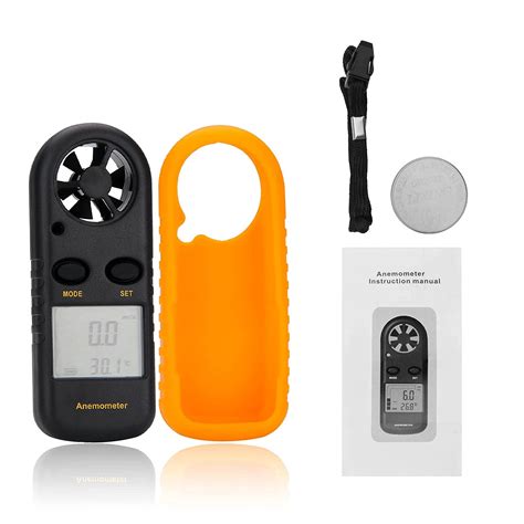 Buy Clatoon Anemometer Handheld, Light Weight Digital Wind Speed Meter ...