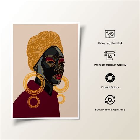 Buy Woman Wearing Turban by Naledi Fashion Poster & Prints Online India ...