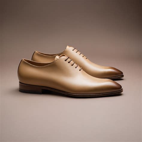 Cream Leather Nandes Oxford Shoes – Costoso Italiano