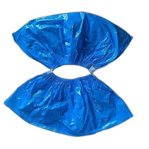 See related image detail. Disposable Blue Plastic Shoe Cover, For Hospital at ₹ 1.40/pair in Mumbai