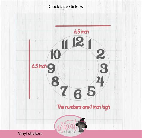 Image result for Clock Numbers Stickers