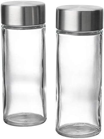 Buy Ikea ORTFYLLD Spice Jar Glass Stainless Steel Online at Low Prices ...