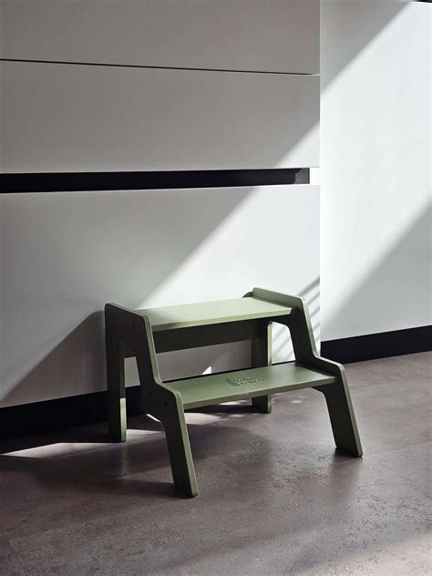 ᐉ Sgabello a gradini Montessoriano SageGreen80 - Sgabello per Bambini ...
