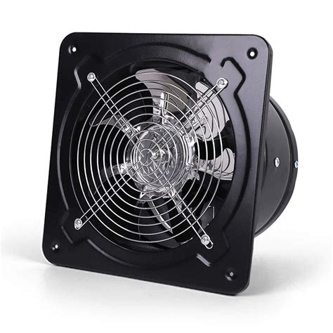 Buy Outdoor exhaust fan, black axial flow exhaust fan, bathroom kitchen ...