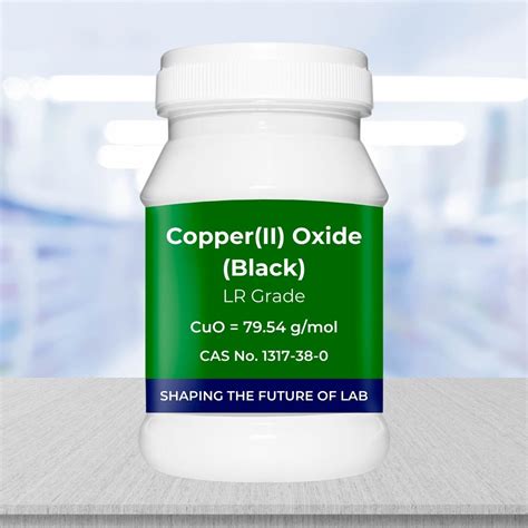 Copper(II) Oxide (Black) LR Grade - 500 gm | CAS RN: 1317-38-0 ...
