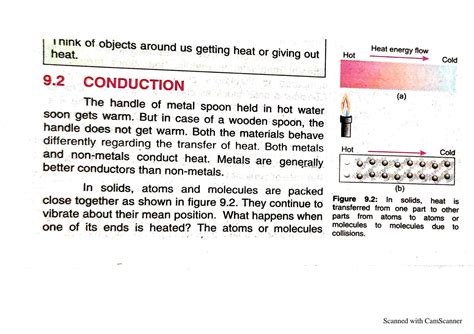 Image result for Conduction Definition Physics