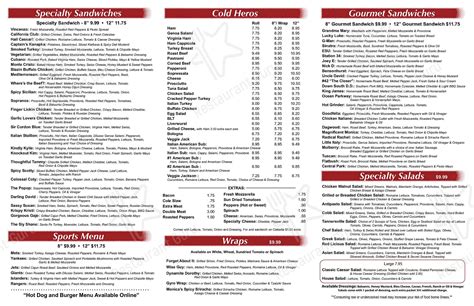 Vincent's Ny Deli Tannersville at Sandra Miles blog