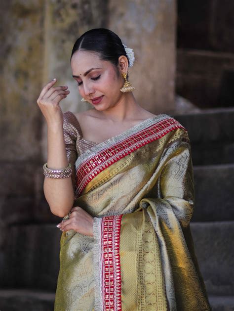 Buy Tissue Sarees Online at Best Price | Banarasee