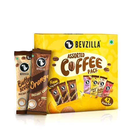 42 Sachets Assorted Coffee Powder Box– Bevzilla