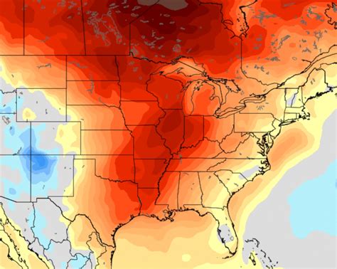 There’s some red on the temperature maps in Michigan’s future, and the ...
