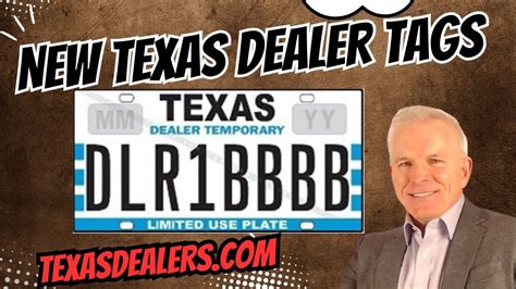 New Texas Dealer Temp Plates-Dealers Now Issue General Issue Plates and ...