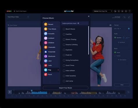 Music Video Maker - ScreenPal