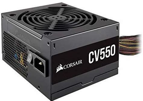 Corsair CV 550 550 Watts Gaming PSU with 7 SATA Cables - Corsair ...