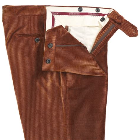 Cinnamon Horizontal Corduroy Trousers | Men's Country Clothing | Cordings