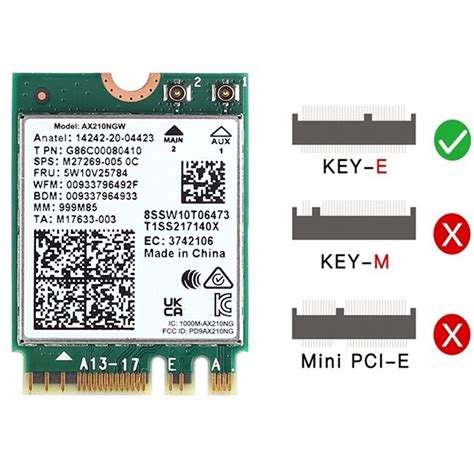 Dual Band WI-FI 6E AX210 Wireless AX210NGW 2.4Gbps | Ubuy India