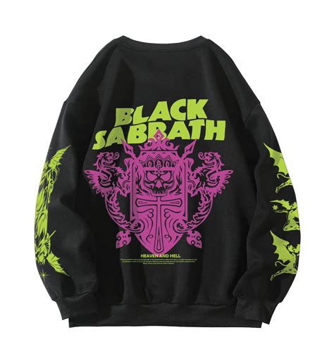Black Sabbath Designed Oversized Sweatshirt – The Fit Check