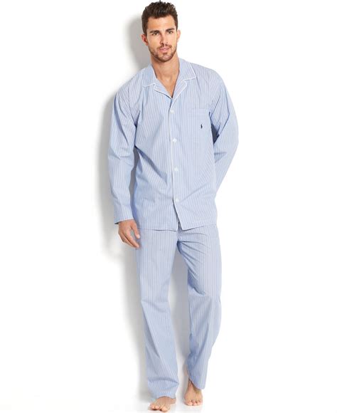 Polo Ralph Lauren Big and Tall Men's Andrew Striped Pajama Set ...