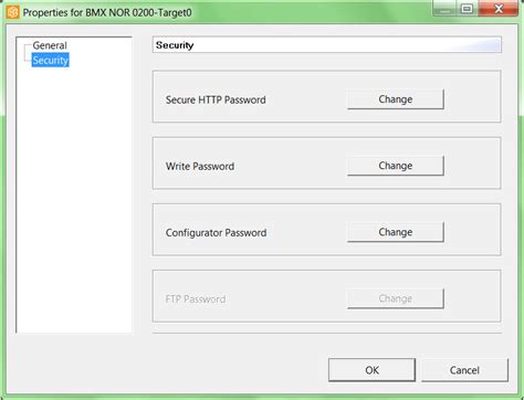 Cannot change the FTP password for the BMXNOR0200 using Web Designer ...