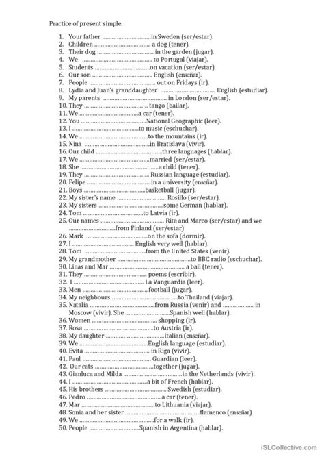 Image result for English Language Present Simple Grammar Practice