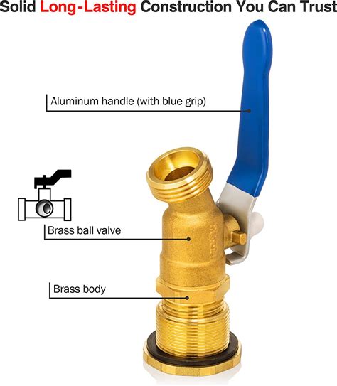 Brass Rain Barrel Spigot Kit - Benefits and Quality Construction ...