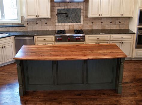 Green Kitchen Island With Butcher Block at Willie Shelley blog