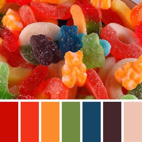 Gummy Bears Color Palette Mix