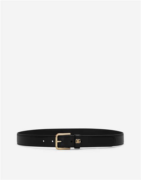 DG logo belt in Black for Women | Dolce&Gabbana®