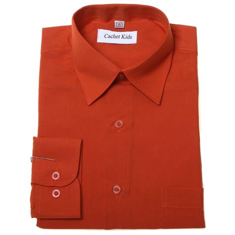 Boys Orange Shirt | Cachet Kids