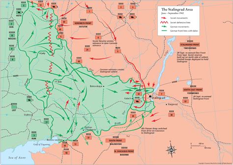 Battle Of Stalingrad Map