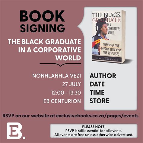 The Black Graduate in a Corporate World Book Launch, 1269 Gordon Hood ...