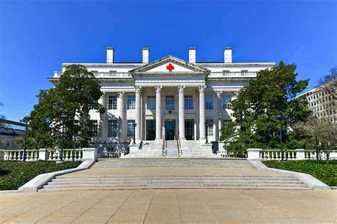 Washington, DC - April 3, 2021 - American Red Cross National Headquarters in Washington. It was ...