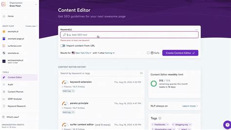Image result for Surfer Creating Content Tutorial