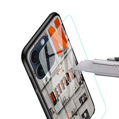 Netflix Aesthetic Original Glass Glossy Finish Back Cover – Covers Buy