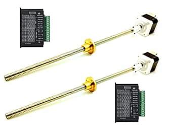 INVENTO 2pcs TB6600 Stepper Driver + Nema 17 4.2 Kg-cm Stepper Motor ...
