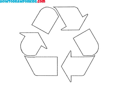 Image result for How to Draw Recycle Logo