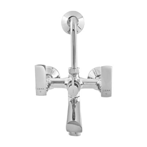 Cera 2 Way Wall Mixer Titanium F1003402 - Chrome Finish on Decure.in