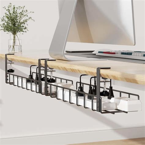 INDIAN DECOR. 21395 Under Desk Cable Tray - Super Sturdy Cable ...