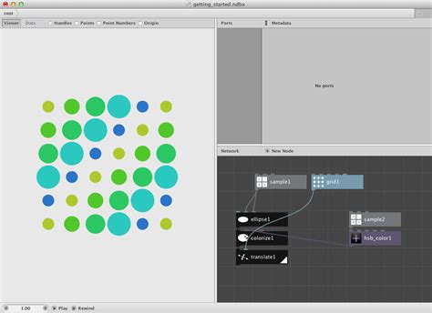 NodeBox Tutorial 的图像结果