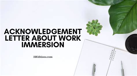 Image result for Work Immersion Acknowledgement Letter Example