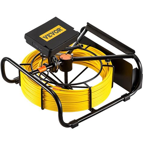 VEVOR Sewer Camera, 164Ft 4.3-in Screen, Pipeline Inspection Camera ...