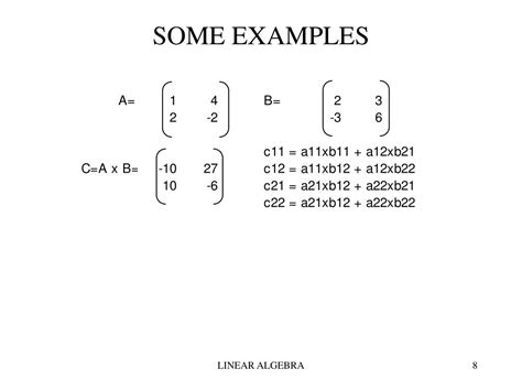 Linear algebra Matrix Operations 的图像结果