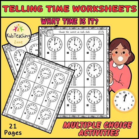 Image result for Time Worksheet Multiple Choice