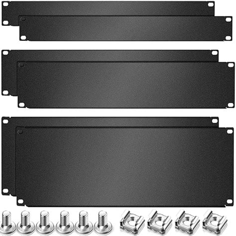 Zhengmy 1u,2u,4u Blank Panel Metal Rack Mount Filler Mount Panel Spacer ...