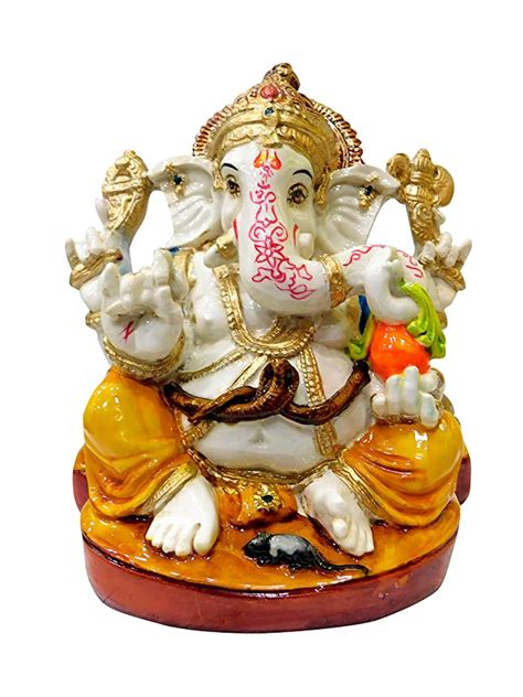 Ganesh Idol Ganesh Statue Ganesh Murti for Home Decorative Showpiece ...