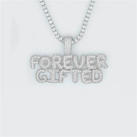 Stacked Custom Bubble Letter Necklaces